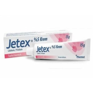 Jetex %5 Krem 15 g ürün görseli