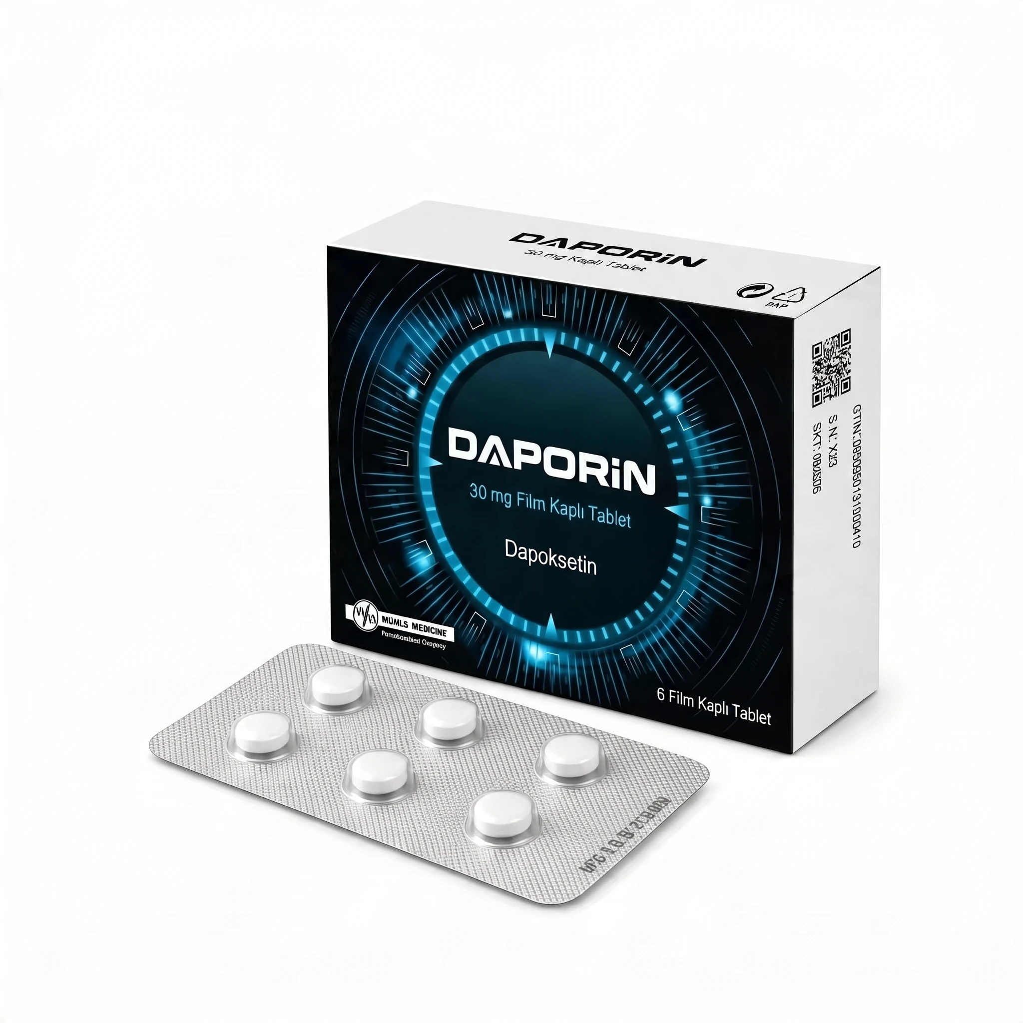Daporin 30 mg 6 Tablet Daporin 30 mg 6 Tablet ürün görseli